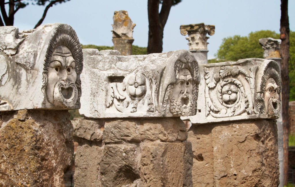 Theatre at Ostia antica