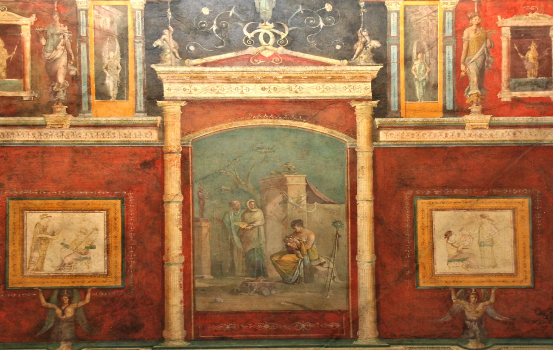 Frescoes from Villa Farnesina at Palazzo Massimo