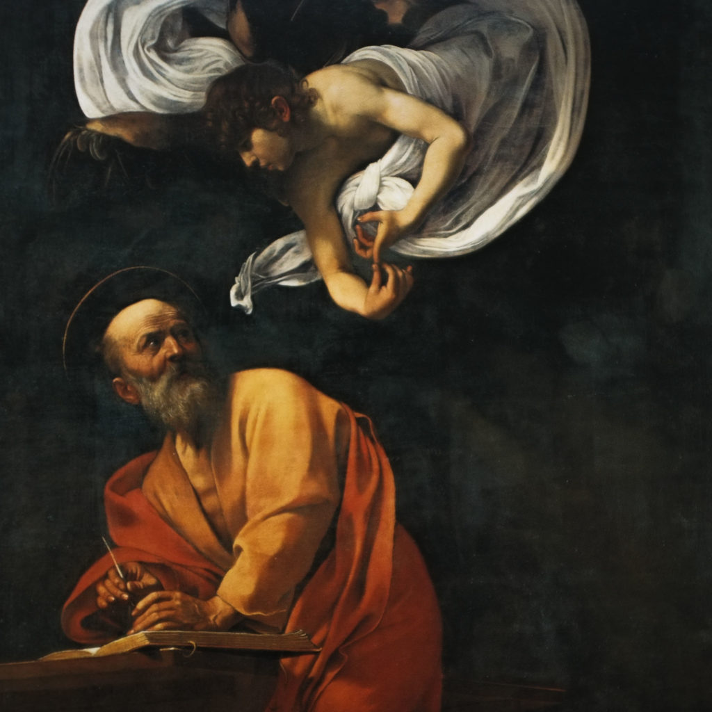 Saint Matthew and the Angel - Caravaggio