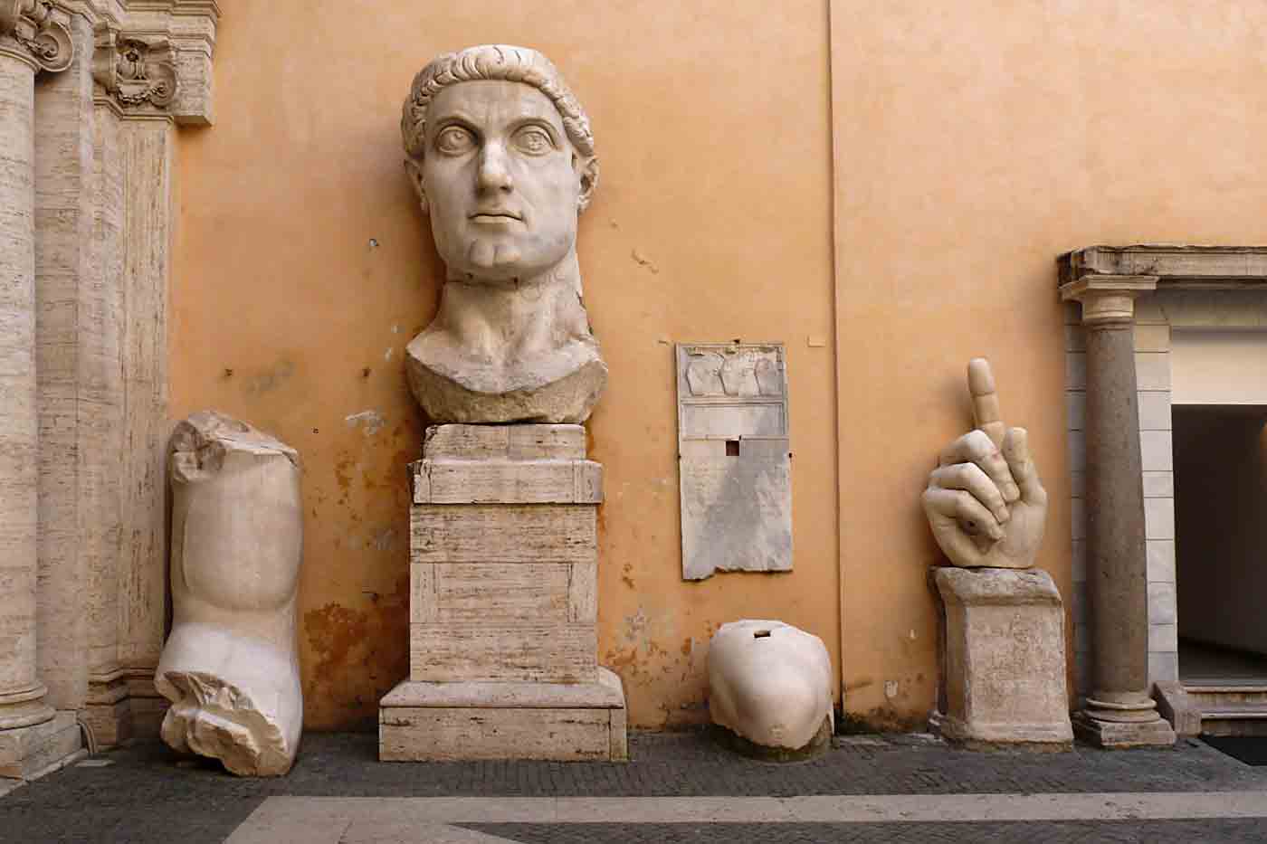 Colossal statue of Emperor Constantine - Capitoline Museums