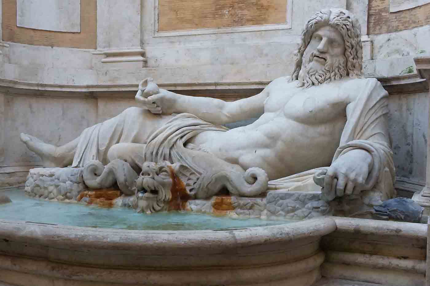 Speaking statue of Marforio -Capitoline Museums