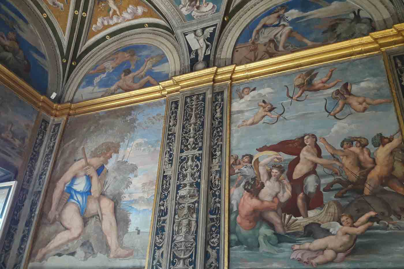 Raphael's Galatea in Villa Farnesina in Trastevere