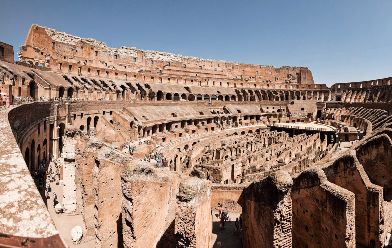 Interior of the Colosseum