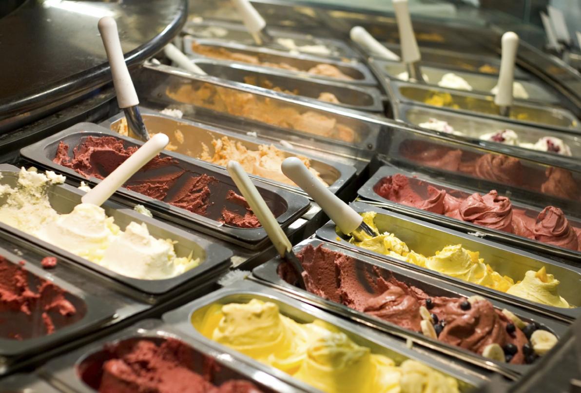 Italian gelateria