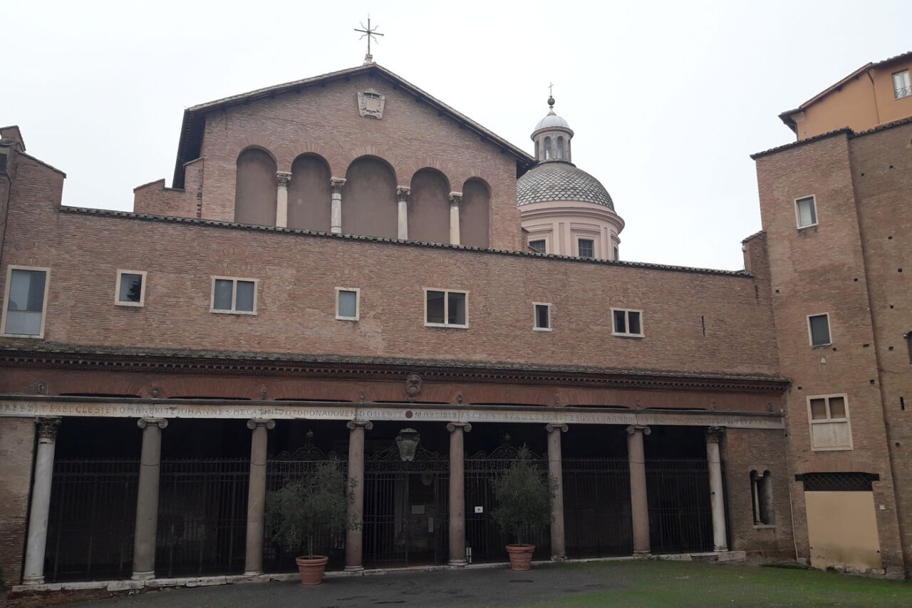 Medieval church of Saints John and Paul at the Caelian Hill