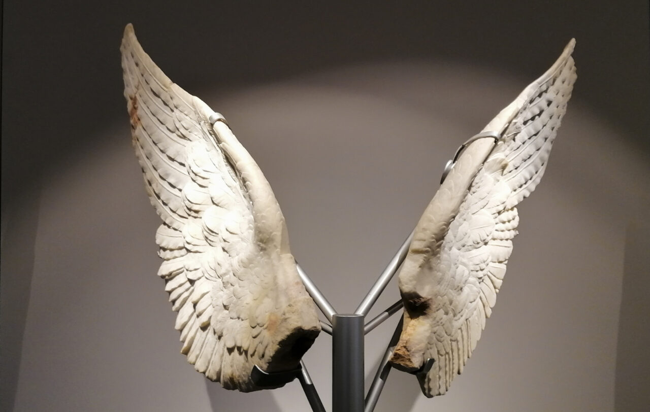 Marble wings from the imperial Palace